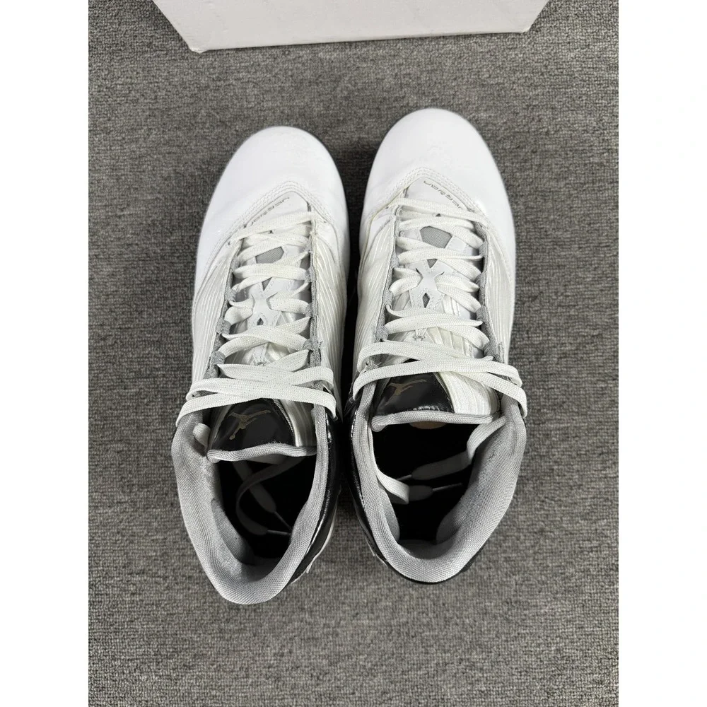 Jordan Air Jordan 2009 Shoes Mens 10.5 White Silver Black Sneakers 343084-161